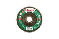 Круг лепестковый HAMMER 125х22 Р 100 10 шт